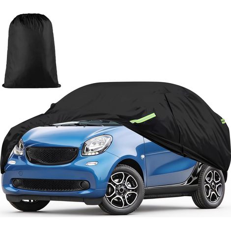 Bâche de Voiture imperméable Compatible avec Smart Fortwo 2006-2025 5 couches, protection complète contre la pluie, le soleil, la poussière, protection UV avec porte zippée (1/5)