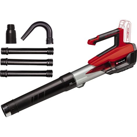 Einhell Soffiatore per foglie a batteria GP-LB 18/200 Li GK-Solo Power X-Change (ioni di litio, tecnologia girante assiale, potenza soff. 670 m³/h, set pulizia grondaie, senza batteria/caricabatt.)