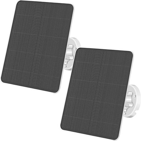 3W Solar Panel for Outdoor Wireless Security Camera, 6V IP65 USB Solar Panel Power Supply for 3m Battery Security Camera, Micro USB Compatible, 360° Adjustable Bracket