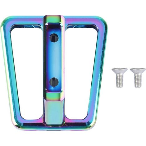 Portaequipajes delantero de aleación de aluminio con forma de nariz de cerdo, accesorio para bicicleta, con soporte, soporte para bolsa de bicicleta plegable, B (1/5)