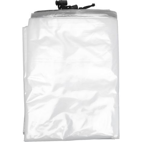 Winter Plant Film Cover, Rainproof, Frost-Proof, Transparent PE Outdoor Shelter Bag 120x180cm/47.2x70.9in (1/5)