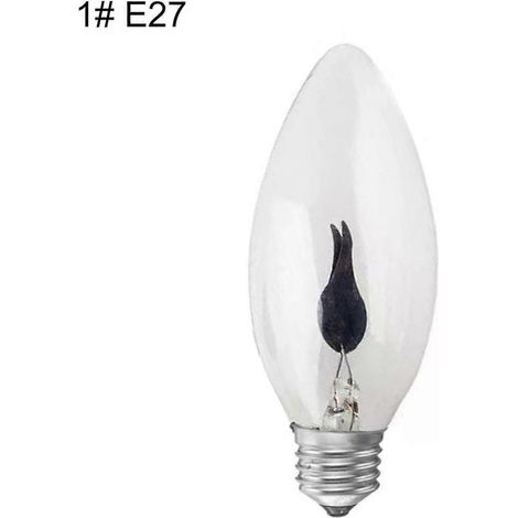 Ampoule décorative LED Renikh 3W 220V E14/E27 à effet flamme vacillante (1 E27) (1/5)