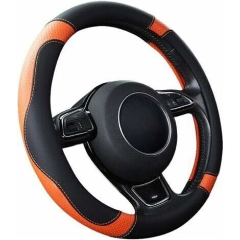 FENOPLASTICACouvre Volant Voiture Caches de Volant en Cuir Microfibre Universel 37-38cm / 15\ (1/5)