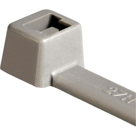 HellermannTyton 111-00819 T120R(E)-PA46-GY (100) Kabelbinder 387 mm 7.60 mm Grau 100 St.