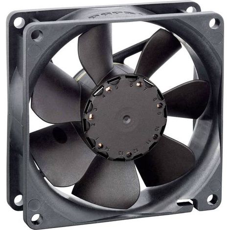 EBM Papst 8412N/2GMLE-257 Ventola assiale 12 V/DC 42 m³/h (L x L x A) 80 x 80 x 25.4 mm