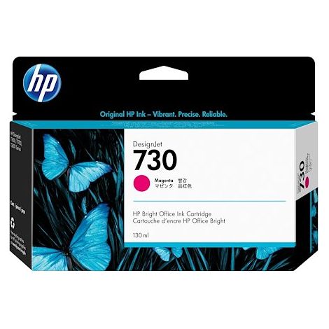 HP 730 130-ml Magenta DesignJet Ink Cartridge cartouche d'encre 1 pièce(s) Original Rendement standard (1/5)