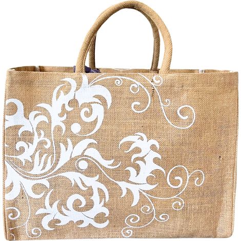 Grand sac à provisions en toile de jute - Sac de plage XXL - Sac de travail pour femme - Pliable - Grand sac à main - Panier de shopping - Sac de shopping - Sac de transport - Panier de courses (1/5)
