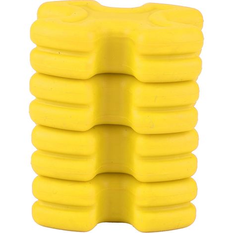 4 Stabilisateurs d'Arc à Poulies Chasse en Caoutchouc Anti-Vibrations Jaune (1/5)