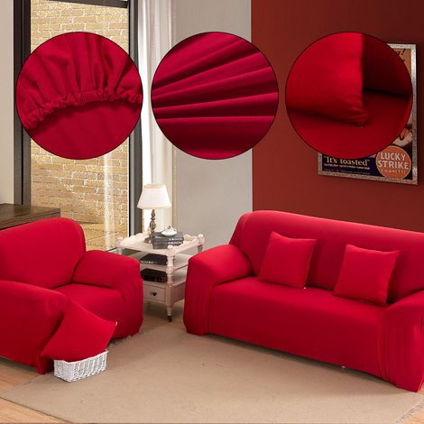 Housse de canapé imperméable, élastique et anti-poussière, protection pour coussins (pour causeuse) (1/5)