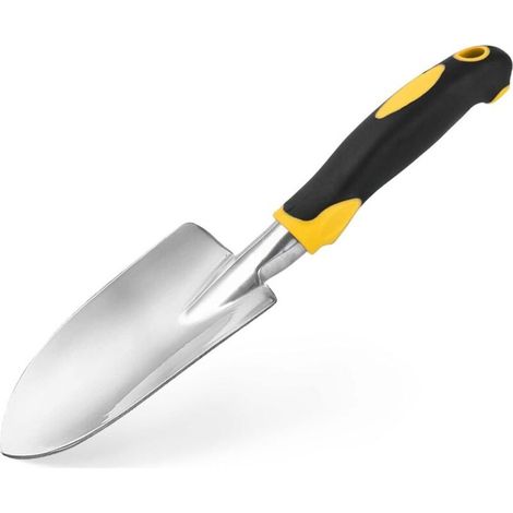Stainless Steel Garden Trowel for Planting, Transplanting, Weeding, Moving (Smooth) (1/4)