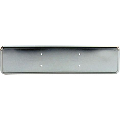 SUPPORT PLAQUE D'IMMATRICULATION LONGUE UNIVERSEL CHROME