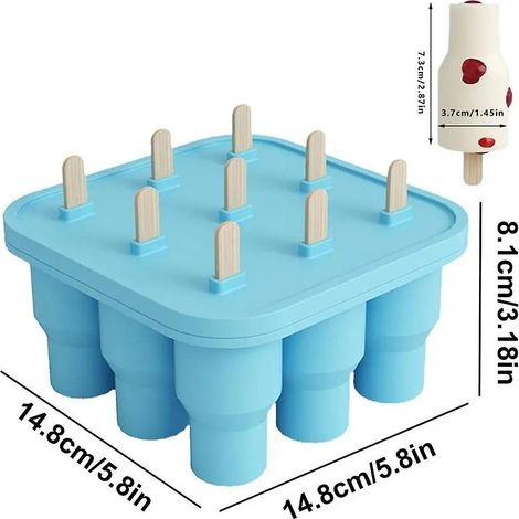 Moules à glaçons d'été, bacs à glaçons, machine à gobelets pour boissons, moules en silicone ronds pour accessoires C (1/5)