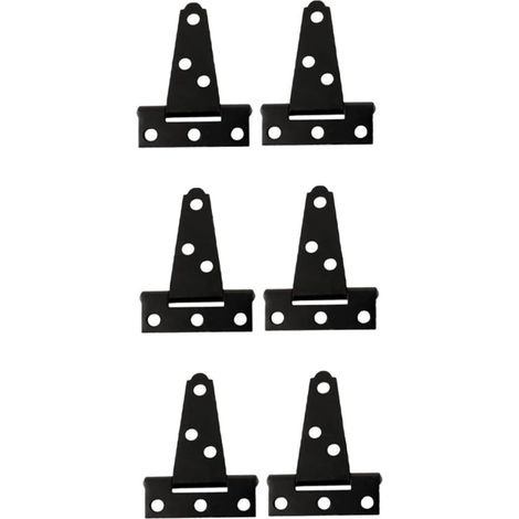 6 pièces Charnières T Acier Galvanisé Lot (1/5)