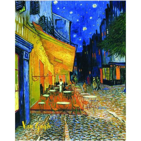 Décoration murale en bois Van Gogh