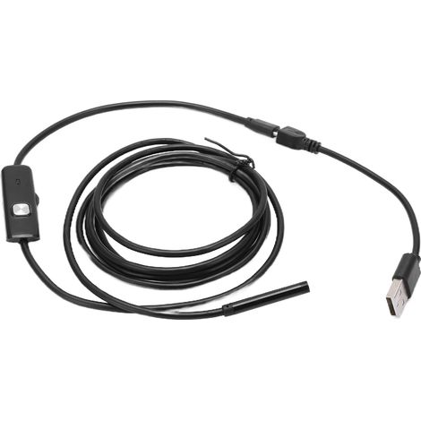 Caméra endoscopique industrielle HD AN97- 
5.5 avec objectif de 5,5 mm, anticorrosion et robuste, pour la maintenance industrielle (1 m). (1/5)
