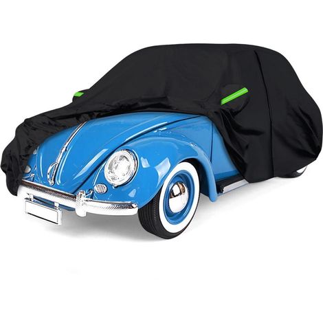 Autoabdeckung für VW Beetle 1960-1980, Allwetter, Reflektierend, Winddicht, Schwarz (1/5)