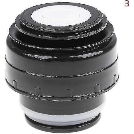 5,2 cm Vakuumflaschendeckel, Thermoskannenabdeckung, tragbarer Universal-Reisebecher-Zubehör-black and white (1/4)