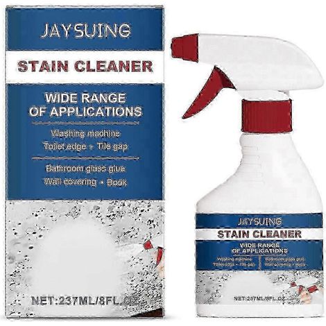 Spray nettoyant multi-effets anti-moisissures et anti-taches pour carrelage de salle de bain et mural - Pénétration en profondeur, action rapide, facile à utiliser, redonne de l'éclat au blanc, 237 ml (1/4)