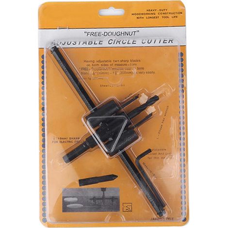 Scie cloche circulaire, ouvre-porte-avions réglable, fraise à métaux, forets à bois 30–200