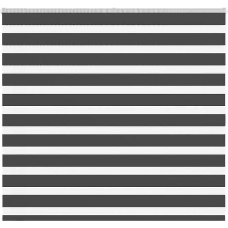 Doppelrollo Schwarz 165x100 cm Stoffbreite 160,9 cm Polyester