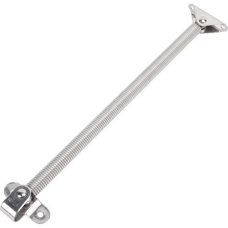 Supporto per portello a molla, regolatore in acciaio inox, supporto per coperchio da 8-2/5 pollici x 7/16 pollici, tipo marino per impieghi gravosi B 2914SW. (1/4)