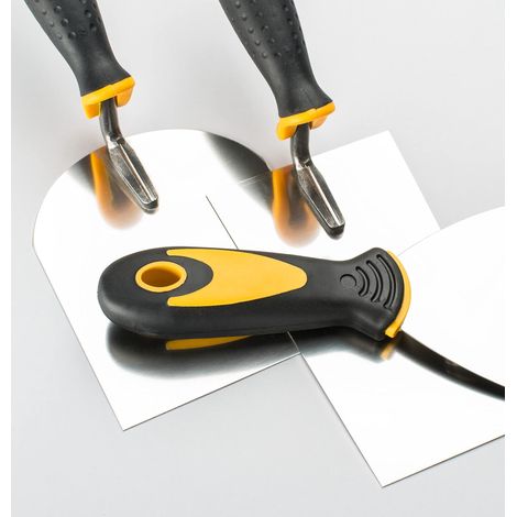 HARDY Frattazzo Livellante 2k Serie  28 Per Smalti Gesso Colla Strumenti Manico Legno Costruzione Ristrutturazione Spatola per Applicazione Intonaco Dimensioni 10x12 cm