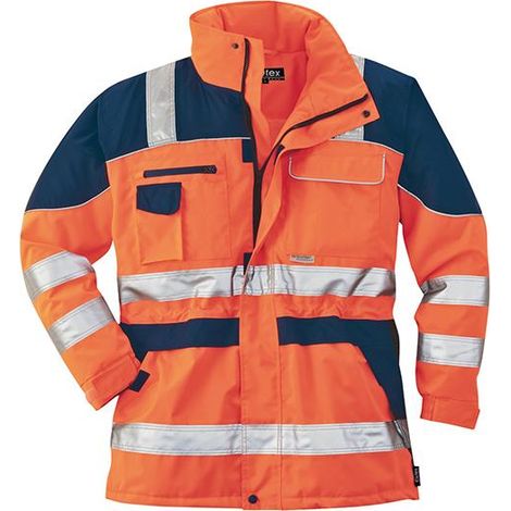 SCHEIBLER Warnparka, Gr. XXL, orange/blau (1/3)