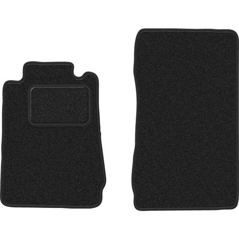Alfombrillas de terciopelo para coche: Mercedes SLK R170 cabrio (1996-2004) antracita (1/5)