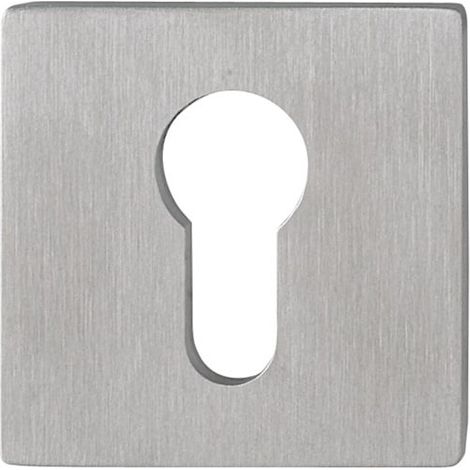 Paire de rosaces de serrure E848NS VA F69 Plaque 2 mm PZ quadrillée (1/6)