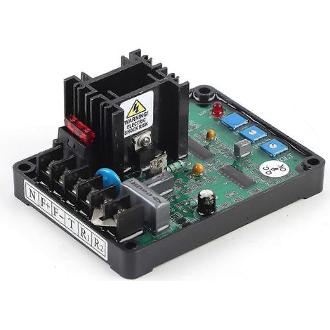 GAVR12A automatischer Spannungsregler, bürstenloses Elektronikmodul für Generatoren, Ersatzteil, Wechselspannungsregler, robustes Bauteil. (1/4)