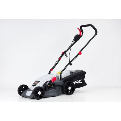 Cortacésped eléctrico 1400W, motor inducción, 34 cm de corte, diseño compacto, ideal para jardines pequeños, fácil manejo y almacenamiento. (1/3)