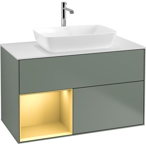Villeroy & Boch F771HFGM meuble sous-lavabo Finion F77 (1/2)