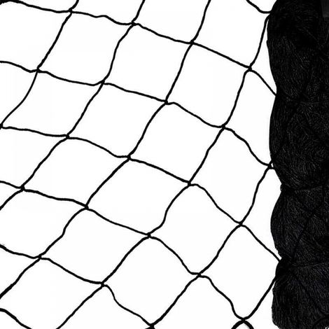 Noir (maille 1.5 cm x 1.5 cm) Taille 15X5 m Filet pour oiseaux, filet robuste pour oiseaux, filet pour poulailler, filet pour oiseaux, filet de protection pour légumes et fruits (1/5)