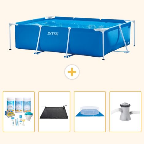 Intex Piscine Tubulaire Rectangulaire - 220x150x60 cm - 5-pièces S20816 (1/5)