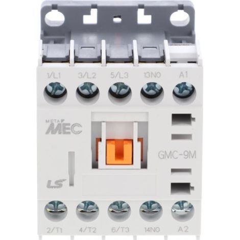 Contattore miniaturizzato 9A 3P 1z 230V CA GMC-9M 230V CA