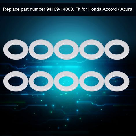 10 Kupfer-Ölablassschraubendichtungen für Honda/Acura 94109-14000, Dichtscheiben, 10 Stück. (1/5)
