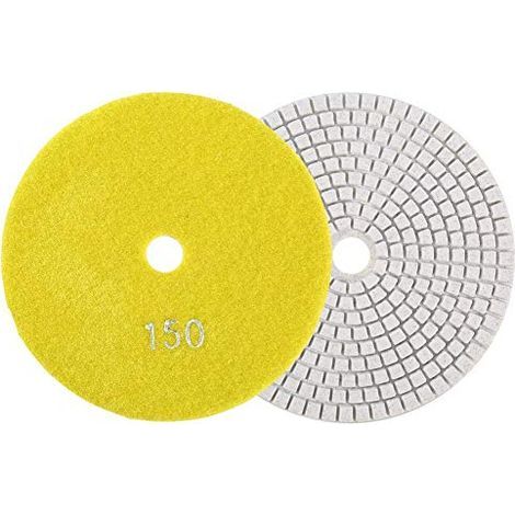 FTVOGUE Disques de Meulage, Lames Disques diamant Polissage Mouillés Ponçage Roues pour Granit Béton Marbre(150) (1/5)