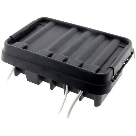 Boîte de dérivation étanche IP55 200x230x140mm – Protection contre poussières et projections d'eau – Pour installations extérieures (1/5)
