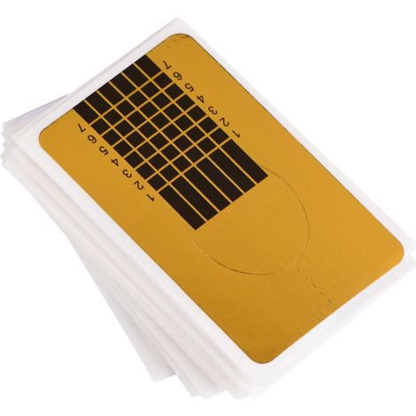 50 autocollants guides pour extension d'ongles, forme UV gel acrylique, accessoires de manucure (1/5)