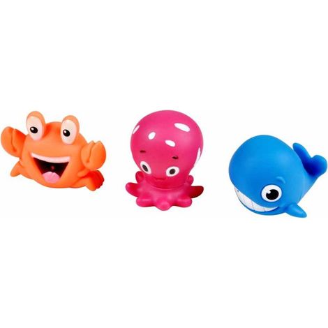 Paris Prix - Lot De 3 Jouets Pour Le Bain animaux Arroseur Multicolore