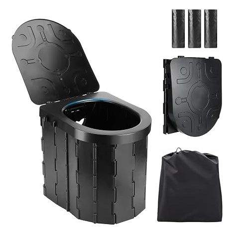 Portable Camping Toilet Hygienic Bucket for Car (1/5)
