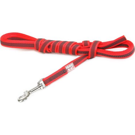 Julius-K9, Guinzaglio Color & Gray senza manico, 14 mm x 3 m, rosso (1/5)