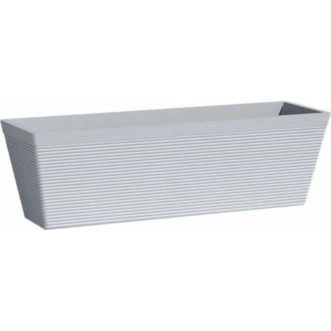 Vaso rettangolare da Balcone Garden ID Grigio 50 x 16 x 16 cm (1/3)