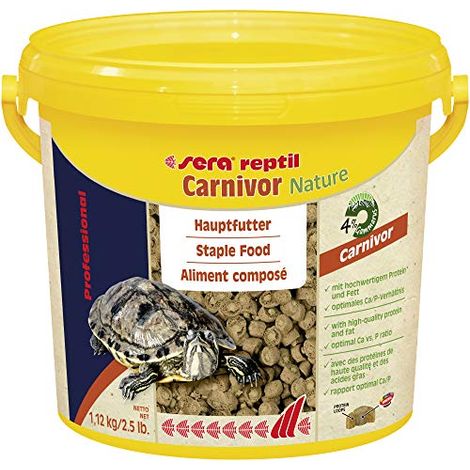 Sera reptil Professional Carnivor 3.800 ml Mangime in Granuli, Oro, 1 kg (Confezione da 1), 3800 unità (1/4)