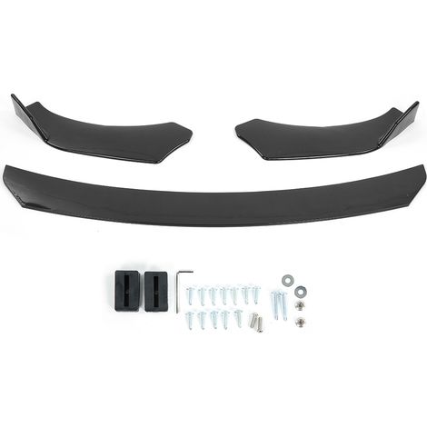Lot de 3 protège-becquet avant universel, pare-chocs rond, garniture de carrosserie réglable à 3 angles (1/5)