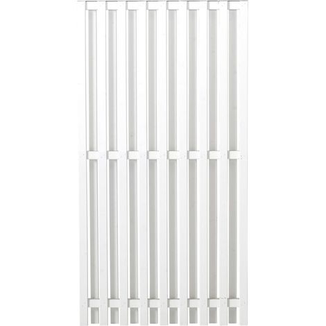 Plus Zaun Nagano 90 x 180 cm RAL 9010 Weiß (1/3)