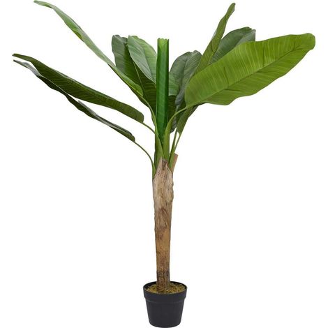 Plante Artificielle - HOME DECO FACTORY - Bananier - Vert - 120 cm (1/3)