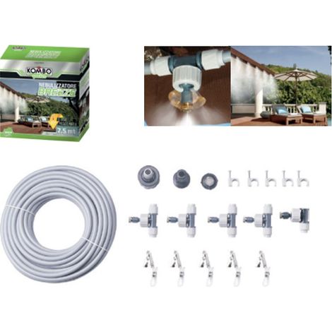 Nebulizzatore BREEZE per raffrescamento da  esterno e da giardino , L=7,5mt.,