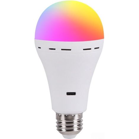Bombilla LED recargable con mando a distancia - E26 - 2200 mAh (1/5)