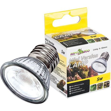 Ampoule LED miniature 5W E27 pour terrarium tropical, idéale pour les reptiles et les amphibiens (1/5)